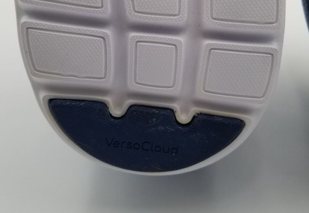 Gravity Defyer Mens XLR8 Verso Cloud Sneakers Shoes 10 Wide Blue/White Excellent - Picture 10 of 12